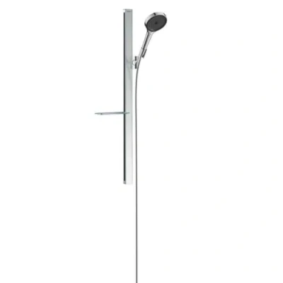 Immagine di hansgrohe Rainfinity Set doccia 130 3 getti EcoSmart con asta 90 cm, cromo, 27672000