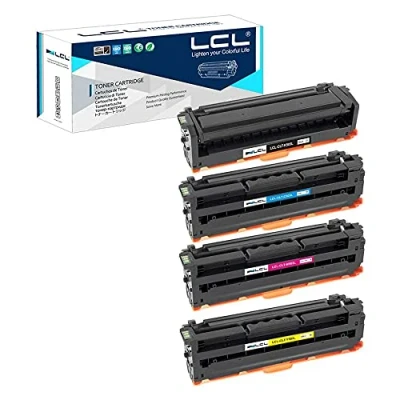 Immagine di LCL Cartucce di Toner Compatibile CLT 503L K503L C503L M503L Y503L (1Nero 1Ciano 1Magenta 1Giallo) Sostituzione per Samsung SL C3010ND/C3060FR C3060ND