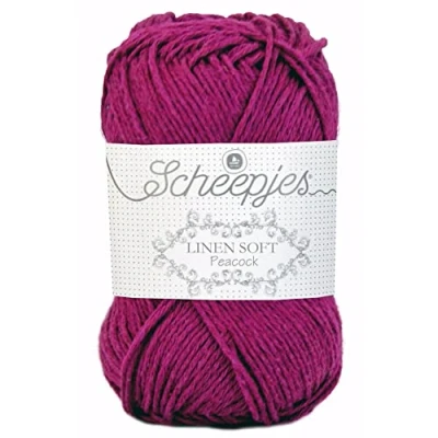 Immagine di Scheepjes Linen Soft Filato, 47% Cotone, 27% Lino, 26% poliacrilico, 603, 1x50g