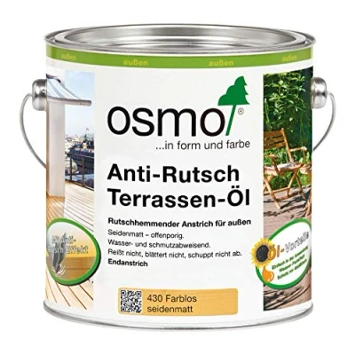 Immagine di Osmo Decking Olio Antiscivolo Trasparente 2,5 Litri 430D