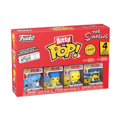 Immagine di Funko Bitty Pop! The Simpsons Itchy 4pkE una Mini Figura Misteriosa a Sorpresa 0.9 Inch (2.2 Cm) da Collezione Ripiano Espositivo Impilabile Incluso Idea Regalo Borse Party Stocking