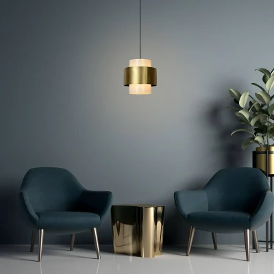 Immagine di Lucide Lampada a sospensione in vetro Firmin, Ø 30 cm