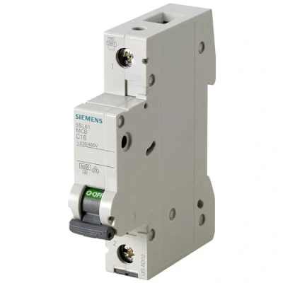 Immagine di Siemens 5SL61047 5SL6104 7 Interruttore magnetotermico 4 A 400 V