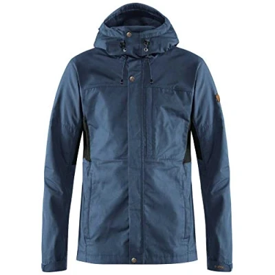 Immagine di Fjällräven Kaipak Jacket M, Giacca con Cappuccio Uomo, Blu (Uncle Blue/Dark Grey), XS