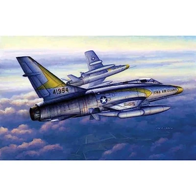 Immagine di Trumpeter 02838 Modellino da Costruire, Monomotore a Getto F 100C Super Sabre