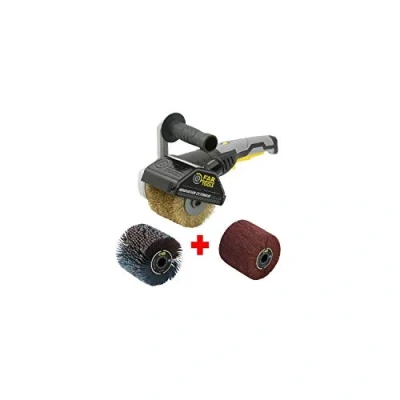 Immagine di Pacchetto FARTOOLS 615127: Renovator REX120C + spazzola e cinghie in nylon Legno speciale, metallo pietra Superfici piane o complesse