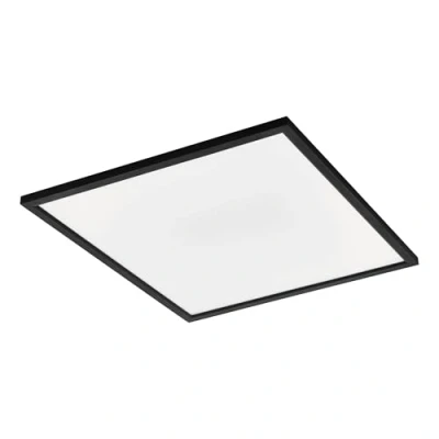 Immagine di Eglo connect.z Smart Home Led pannello Salobrena Z, L x 59,5 cm, ZigBee, app e controllo vocale, colore della luce regolabile, dimmerabile, lampada da soffitto in alluminio nero