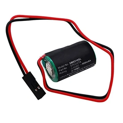 Immagine di subtel® Batteria 840D, MC2 BAT AB, 575332TA, 6FC5247 0AA18 0AA0 Compatibile con Siemens Simatic S7 300, W79084 E1001 B2, S5 90U, 100U Ricambio da 900mAh affidabile di Lunga Durata