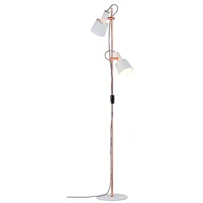 Immagine di Paulmann Neordic Haldar 79660 Lampada a stelo LED (monocolore) E14 40 W Bianco, Rame opaco