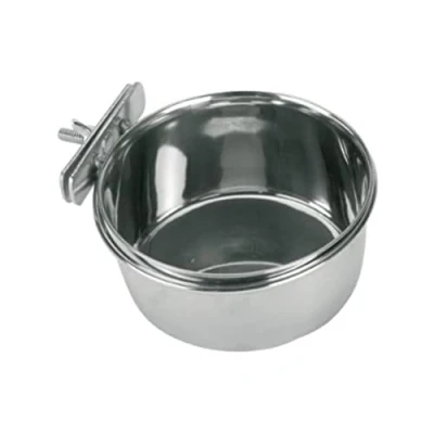 Immagine di Kerbl Tazza in Acciaio Inox con Supporto, 300 ml/9 cm