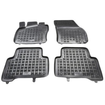 Immagine di REZAW PLAST 200121 Set tappetino Gomma anteriore e posteriore nero VOLKSWAGEN: Tiguan II, Touran II