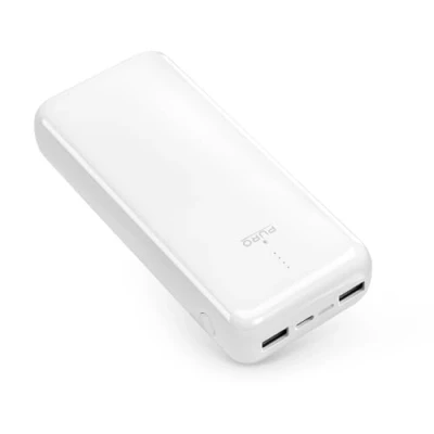 Immagine di PURO Power Bank 20000mAh Due Porte USB A e Una C Fast Charge Cavo Incluso; batteria esterna per smartphone tablet