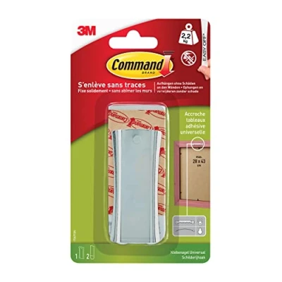 Immagine di 3M Gel di velcro universale Command™ (L x A) 31.75 mm 76.2 Bianco Contenuto: 1 pz.