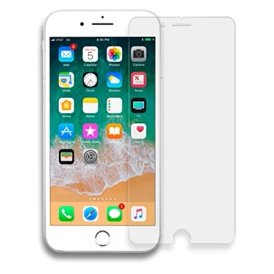 Immagine di MyGadget Vetro Temperato Opaco compatibile con Apple iPhone 7 Plus 8 Pellicola Protettiva Scura Antigraffio e AntiImpronta Screen Protector