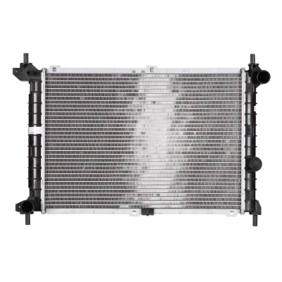 Immagine di NRF 52142 Radiatore motore Alluminio 500 346 42 con parti annesse Alette di raffreddamento saldate OPEL: Astra F Caravan, Sedan