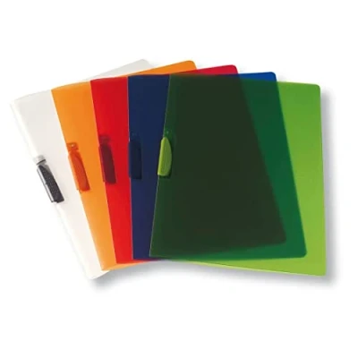 Immagine di FELLOWES CARTELLINA CLIPPER TRASPARENT ROSSO