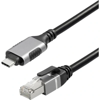 Immagine di Maxtrack USB C® / RJ45 Rete Adattatore CAT 6 [1x Spina 1x RJ45] 1 m Nero