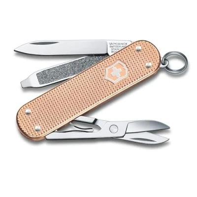 Immagine di Victorinox, Classic SD Alox, Coltellino Svizzero, Originale, Multiuso, Campeggio, 5 Funzioni, Lama, piccola, Lima per unghie