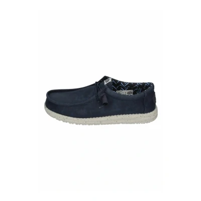 Immagine di Hey Dude Wally Scarpe da barca, Uomo, Taglia: 41, Navy Tessuto