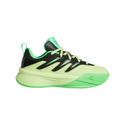 Immagine di adidas Performance DAME Certified 3 J Unisex Scarpe da basket per bambini, Taglia: 38 2/3, Pulse lime/core black/screaming green Tessuto / sintetico