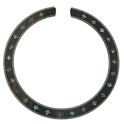 Immagine di KAISH Qaulity Chitarra acustica, 110 x 12 0,8 mm, rosetta in palissandro con conchiglia di abalone
