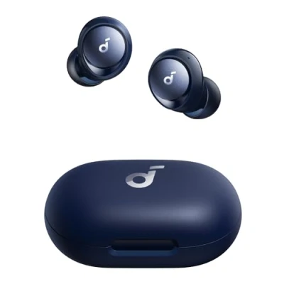 Immagine di Soundcore by Anker Space A40 auricolari bluetooth con Cancellazione Rumore Attiva Adattiva, Riduzione del fino al 98%, 10 Ore di riproduzione in singolo, Suono Hi Res, Design comodo, App