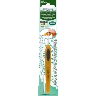 Immagine di Clover Uncinetto in Acciaio Soft Touch: 0,90 mm, Altro, Multicolore, 0.90mm