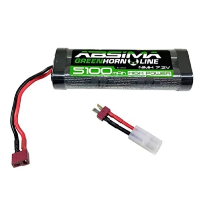 Immagine di Absima Batteria ricaricabile NiMh 7.2 V 5100 mAh Numero di celle: 6 Hardcase Presa a T, Tamiya