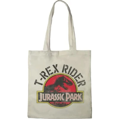 Immagine di Jurassic Park TOTE BAG T REX» RIFERENZA: BWJUPAMBB003, ecru, 38 X 40 CM, Utility