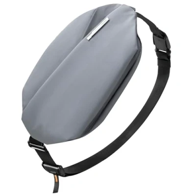 Immagine di Inateck Borsa a tracolla X, 4 l, elegante, tracolla, con regolabile, impermeabile, per uomini, donne, viaggi, uso quotidiano, ciclismo, escursionismo, grigio scuro, L