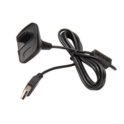 Immagine di Cavo di ricarica USB plug &amp; play per Controller Wireless XBOX 360, colore: nero
