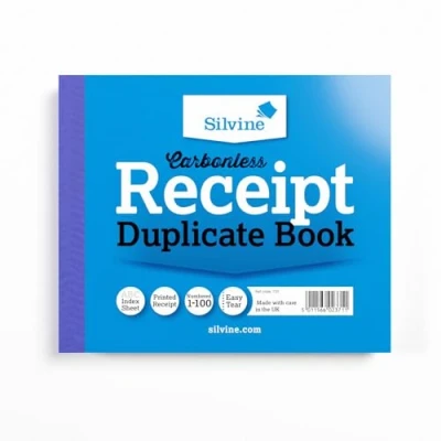 Immagine di Silvine Duplicate, libro di ricette 720, autocopiante numerato 1 100, 100 pagine, 50 fogli