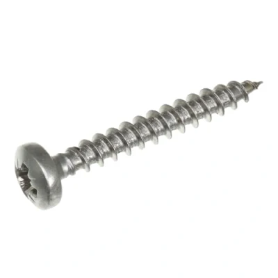 Immagine di SECCARO viti per truciolato a testa semicircolare 4 x 30 mm, in acciaio inox V2A VA A2, legno con filettatura completa, Phillips croce/PZ, 250 pezzi
