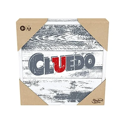 Immagine di Hasbro Gaming Cluedo, Edizione Rustica in Legno, Gioco di Società Gaming, Versione francese, da 2 a 6 giocatori [Esclusivo Amazon]
