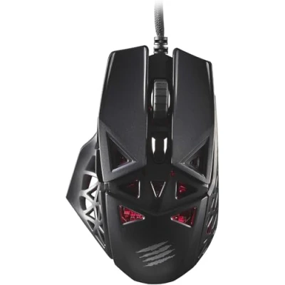 Immagine di Mad Catz Mouse da gioco M.O.J.O. M1 Peso leggero 70 g Sensore ottico 12000 DPI Effetto di illuminazione RGB personalizzabile integrato Design a piramide cava Interruttore DAKOTA brevettato