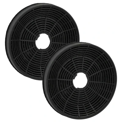 Immagine di vhbw 2x filtro ai carboni attivi compatibile con Bosch DWK065G20, DWK065G60, DWK095G20, DWK095G60 cappa da cucina