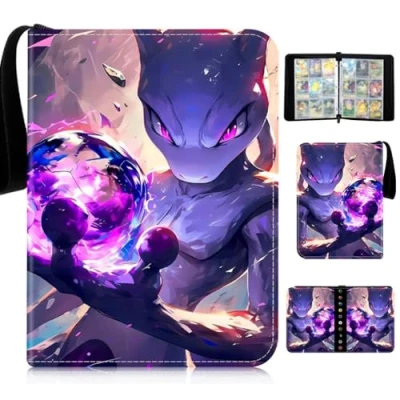 Immagine di Raccoglitore Carte 900,Raccoglitore Magic 18 Tasche 50 Pagine,PU Trasparente Impermeabile,per Regali Compleanno per Bambini