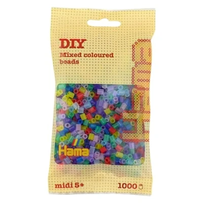 Immagine di DAN Import Hama 207 53 Perline, 1000 Pezzi, Colore: Trasparente