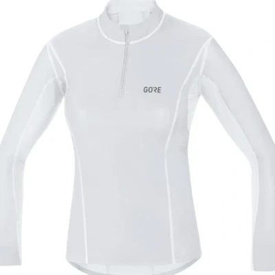 Immagine di GOREWEAR M Donna GORE WINDSTOPPER Base Layer Thermo Maglia colla, Grigio Chiaro/Bianco, 36
