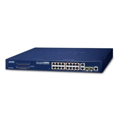 Immagine di PLANET FGSW 1816HPS switch di rete Gestito L2 Fast