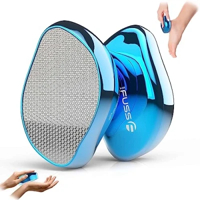 Immagine di Mr. Fuss® Nano Glas Lima per la rimozione dei calli 2 in 1, bagnata e asciutta, piedi morbidi del bambino, sicura veloce