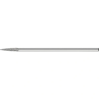 Immagine di PFERD 21222687 Punta fresatrice Metallo temprato Archivio ovale Lunghezza 75 mm Dimensione, Ø 3 operativa 13 Diametro albero 1 pezzo