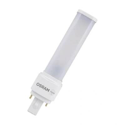 Immagine di OSRAM Tubo LED DULUX D13, G24d 1, 6W, bianco freddo, 660 lm, IP20, sostituzione fluorescente compatta, per alimentatori convenzionali, attacco a 2 pin, bianco, plastica, 35 mm