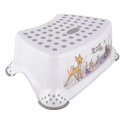 Immagine di keeeper Scaletta &quot;Bambi&quot;, Per Bambini da 3 a 14 Anni Circa, Funzione Antiscivolo, Igor, Nordic White (Bianco)