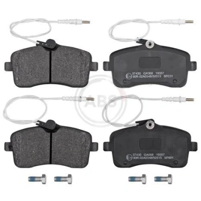 Immagine di A.B.S. 37430 Kit pastiglie freno con sensore usura integrato PEUGEOT: 407 Sedan, SW, Coupe
