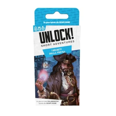 Immagine di Asmodee Unlock! Short Adventures, I Segreti della Piovra Gioco da Tavolo con App, Escape Room, 1 6 Giocatori, 10+ Anni, Edizione in Italiano