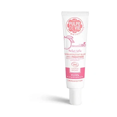 Immagine di PULPE DE VIE &quot;Perfect Selfie&quot; Crema Viso Bio Antiimperfezioni 40 ml, 100% riciclabile a base di frutta, cosmetici antigaspi biologici, Upcycling