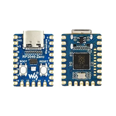 Immagine di IBest RP2040 Zero Mini Development Board Based on Raspberry Pi Microcontroller RP2040,High Performance Pico Like MCU Board,Low Cost, USB C Connector