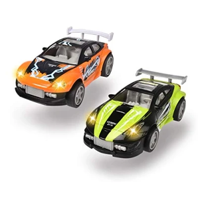 Immagine di Dickie Midnight Racer cm. 11,5, Die Cast, Pull Back, L&amp;S 2 asst. + 3 Anni, 203762000