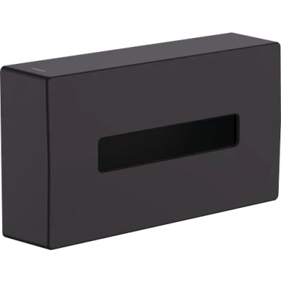 Immagine di hansgrohe AddStoris Dispenser di salviette, nero opaco, 41774670